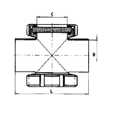 Трубный диоптр сдвоенный сварка/сварка 5153 схема